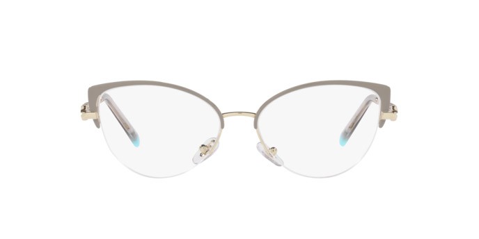 Occhiali da vista Tiffany TF 1145B (6171) colore camel on pale gold forma cat eye lenti demo lens