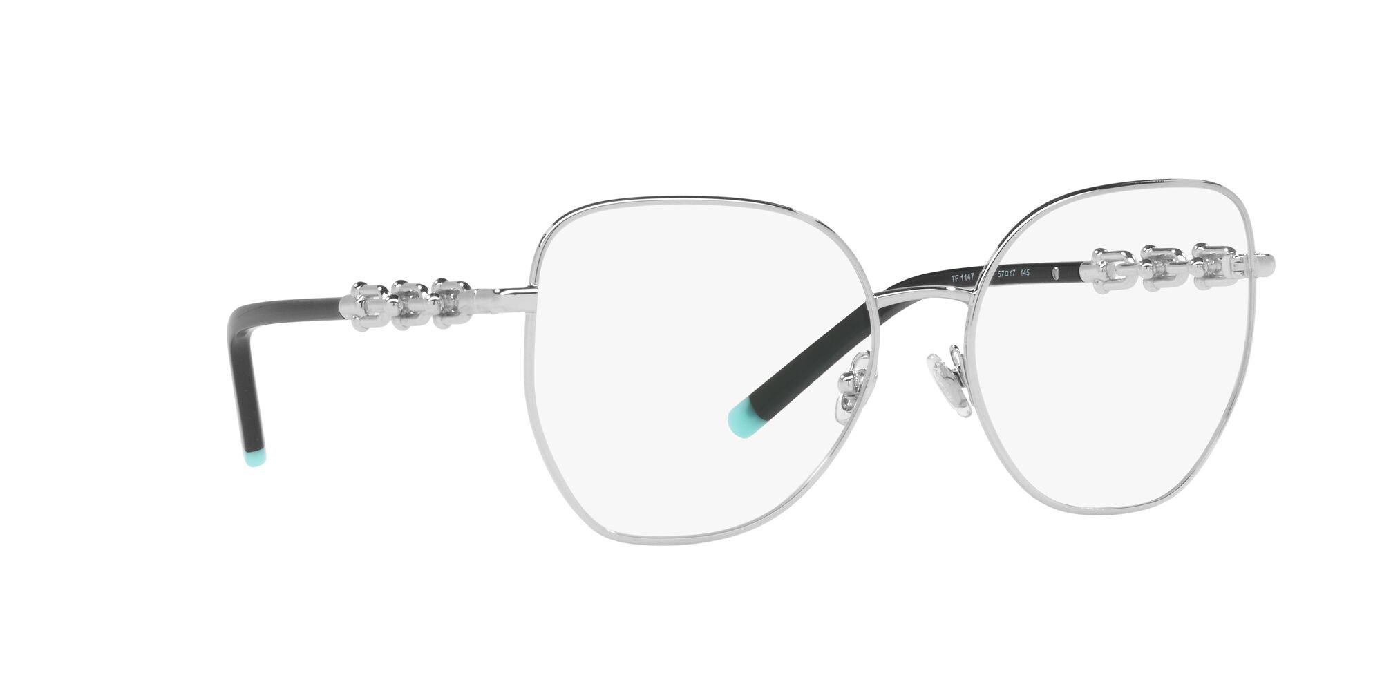 Occhiali da vista Tiffany TF 1147 (6001) colore argento forma irregolare lenti lente demo