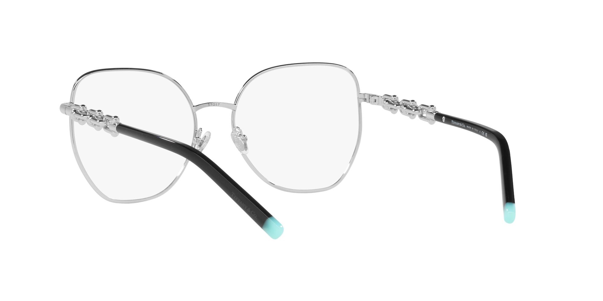Occhiali da vista Tiffany TF 1147 (6001) colore argento forma irregolare lenti lente demo