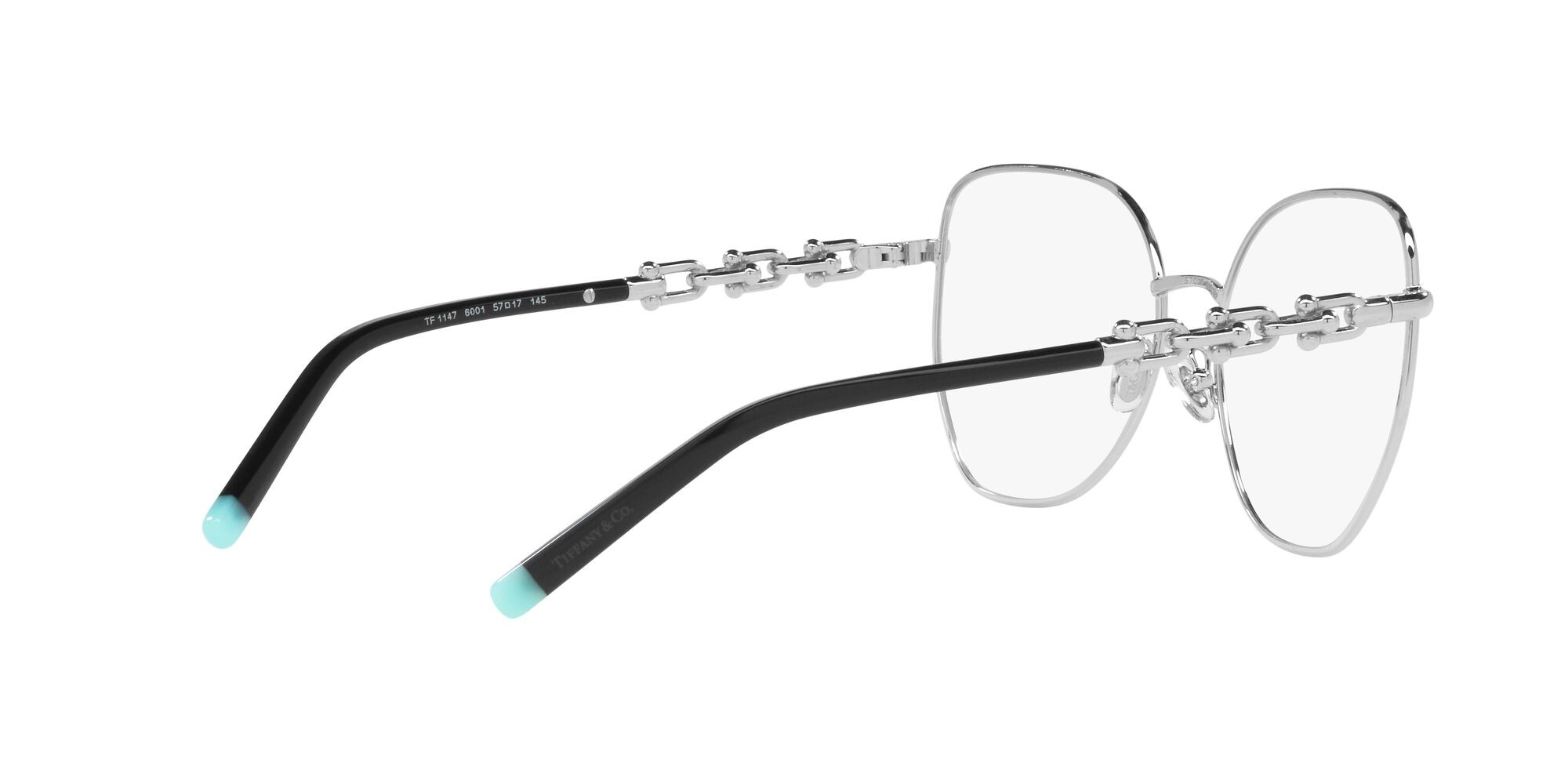 Occhiali da vista Tiffany TF 1147 (6001) colore argento forma irregolare lenti lente demo