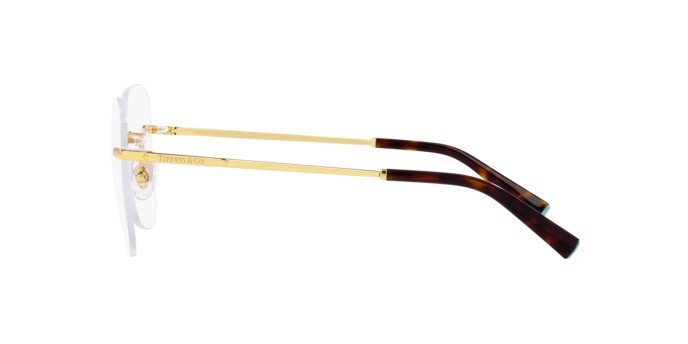 Eyeglasses Tiffany TF 1150 (6002) color oro shape irregular lenses lente demo