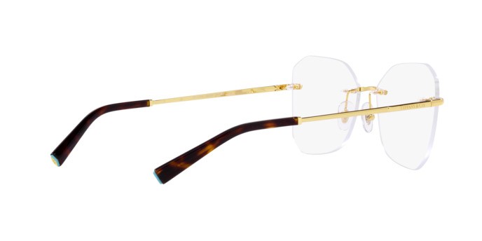 Eyeglasses Tiffany TF 1150 (6002) color oro shape irregular lenses lente demo