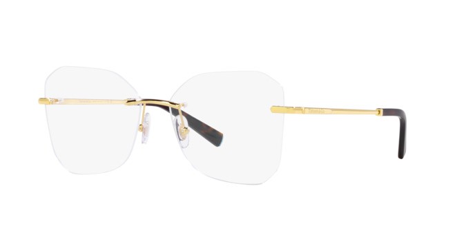 Eyeglasses Tiffany TF 1150 (6002) color oro shape irregular lenses lente demo