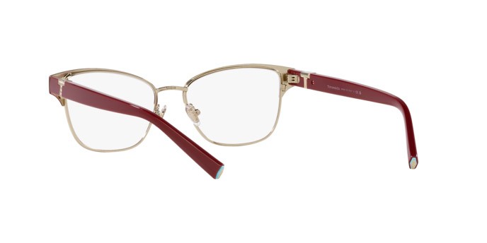 Occhiali da vista Tiffany TF 1152B (6185) colore fired brick on pale gold forma cat eye lenti lente demo