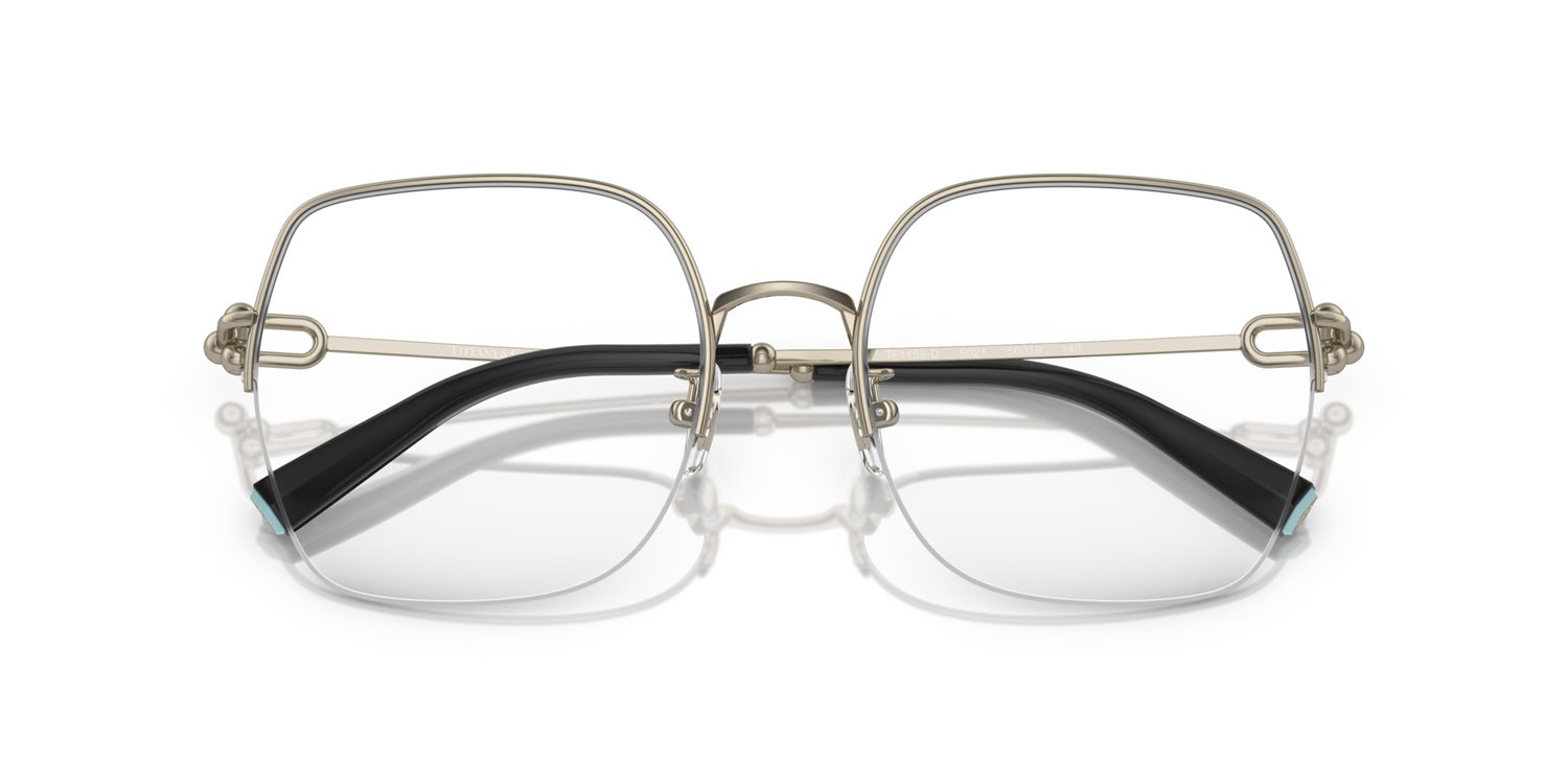 Eyeglasses Tiffany TF 1153D (6021) color oro pallido shape square lenses lente demo