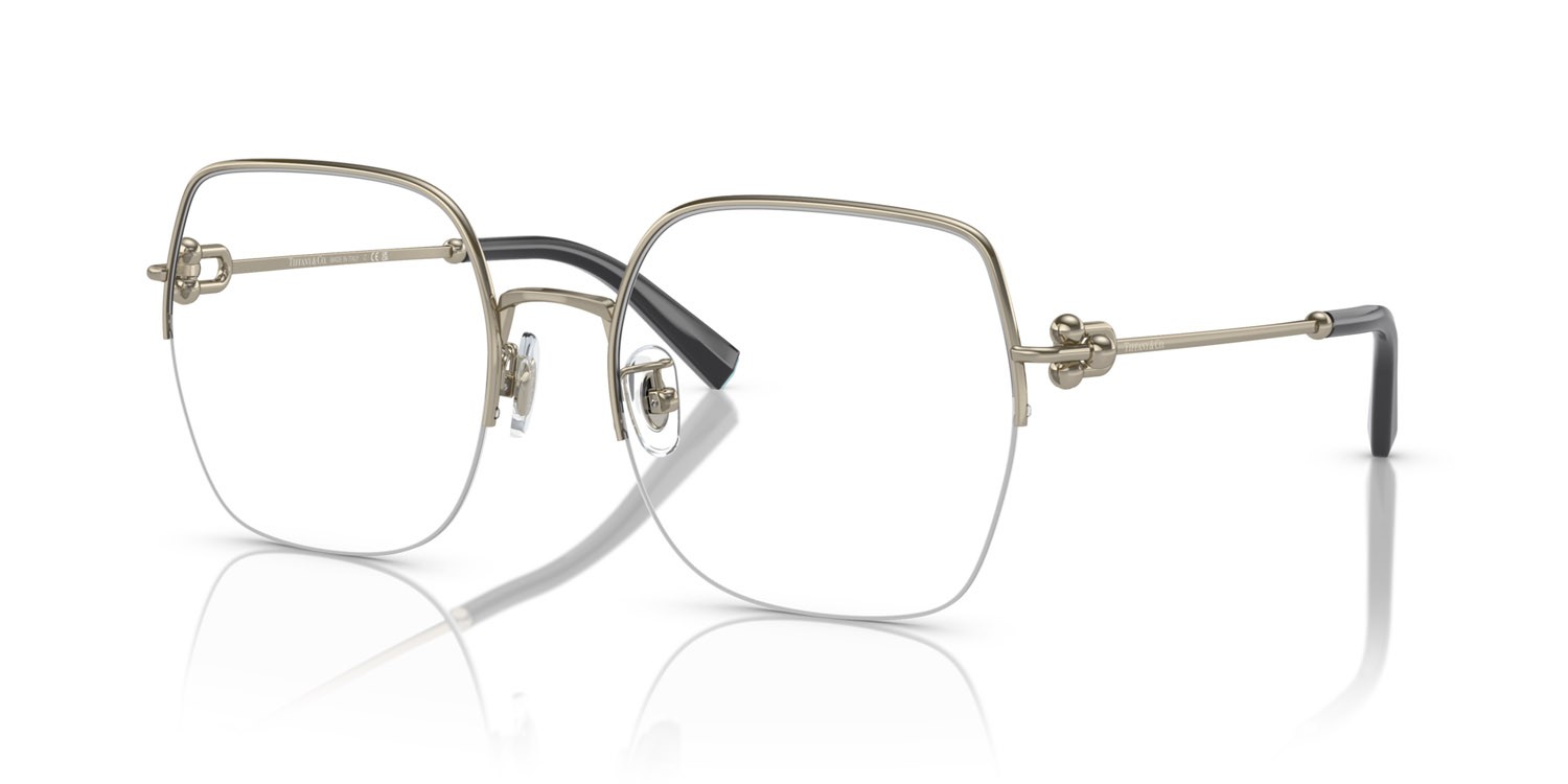 Eyeglasses Tiffany TF 1153D (6021) color oro pallido shape square lenses lente demo