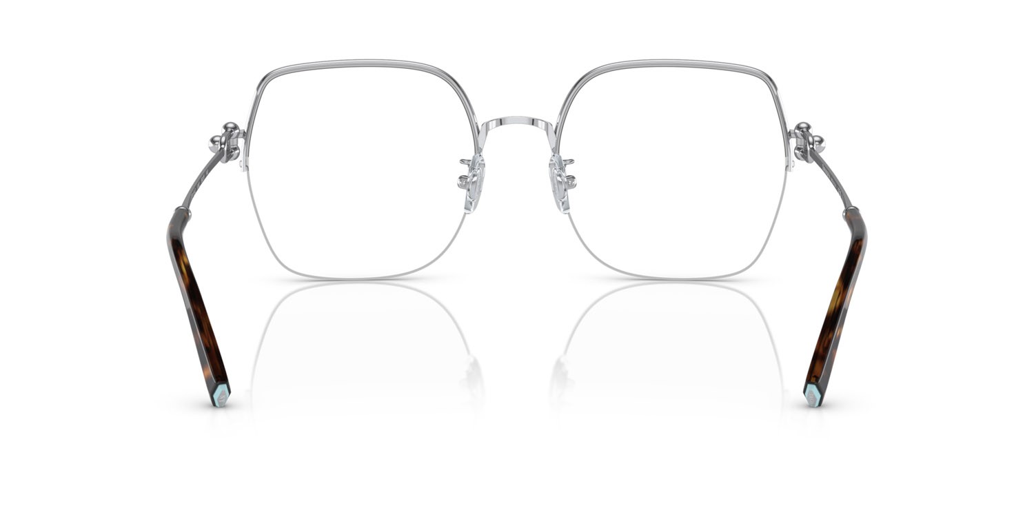 Eyeglasses Tiffany TF 1153D (6192) color rosa su argento shape square lenses lente demo