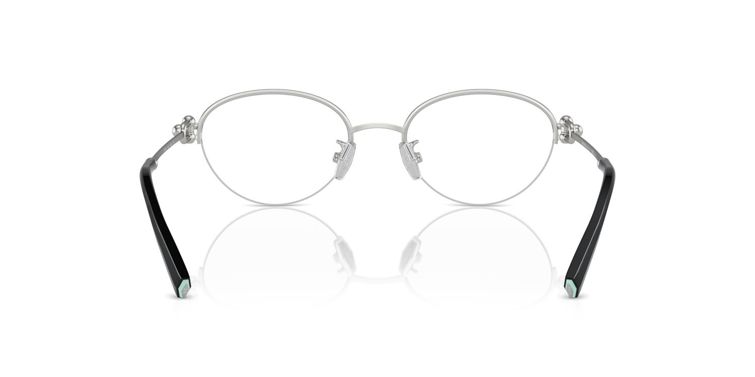 Eyeglasses Tiffany TF 1158TD (6001) color silver opaque shape oval lenses lente demo