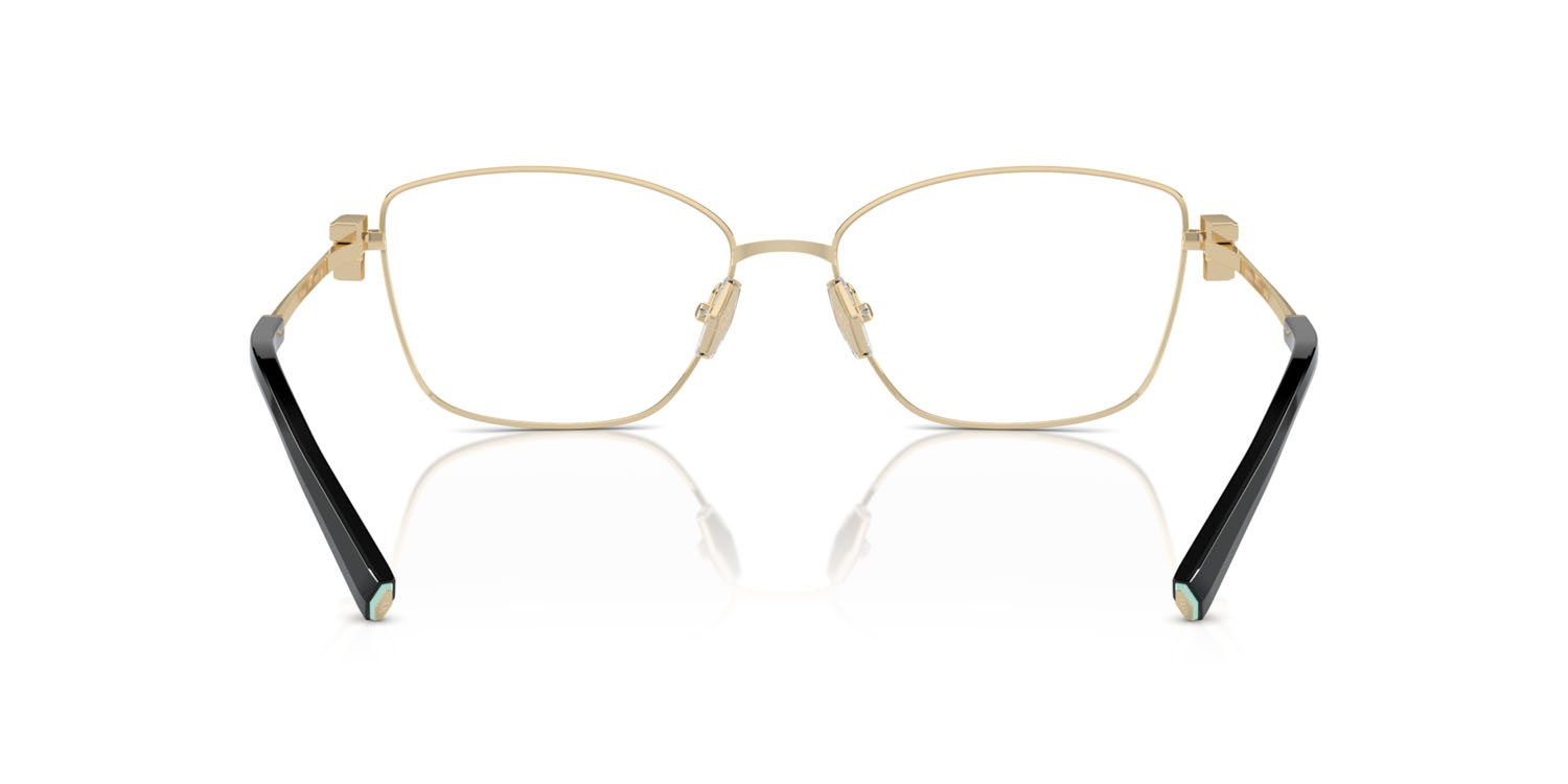 Eyeglasses Tiffany TF 1160B (6164) color nero su oro pallido shape butterfly lenses lente demo
