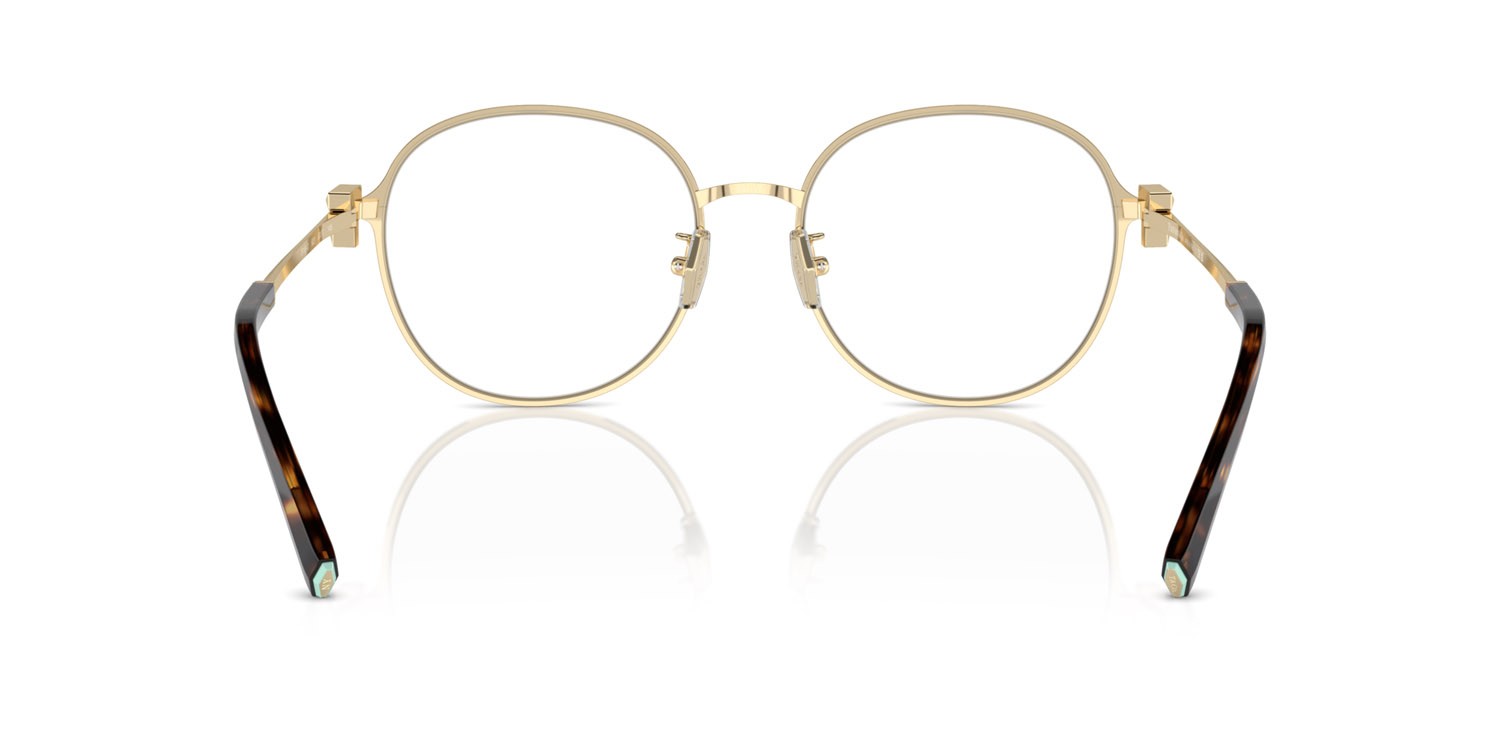 Eyeglasses Tiffany TF 1161D (6021) color oro pallido shape round lenses lente demo