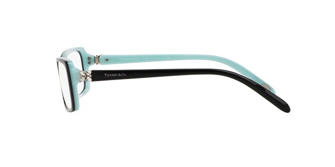 Brillen Tiffany TF 2091B (8055) farbe top black/blue form rechteckig gläser demo lens