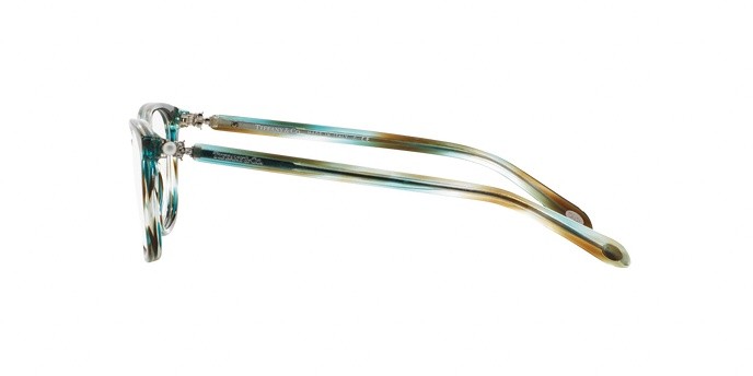 Eyeglasses Tiffany TF 2109HB (8124) color ocean turquoise shape square lenses demo lens