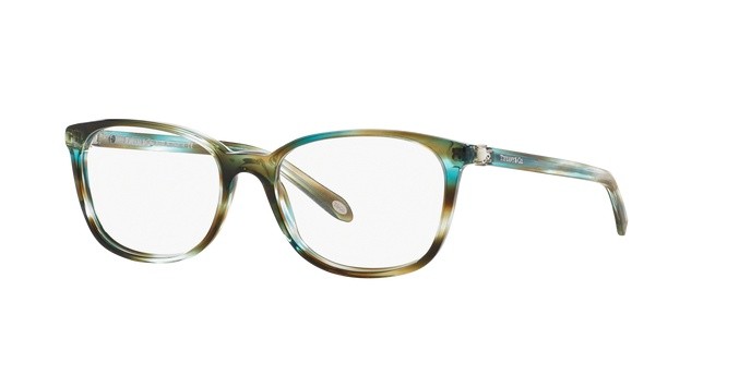 Eyeglasses Tiffany TF 2109HB (8124) color ocean turquoise shape square lenses demo lens