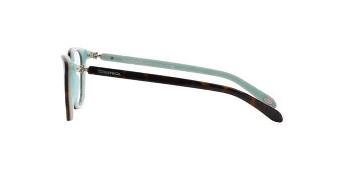 Occhiali da vista Tiffany TF 2109HB (8134) colore havana/blue forma quadrato lenti demo lens