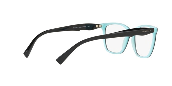 Eyeglasses Tiffany TF 2175 (8055) color black/blue shape square lenses demo lens