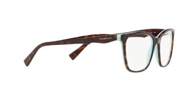 Eyeglasses Tiffany TF 2175 (8134) color havana/blue shape square lenses demo lens