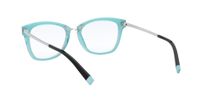 Brillen Tiffany TF 2186 (8274) farbe black/crystal blue form quadratisch gläser demo lens