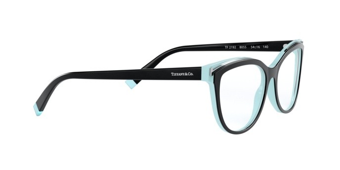 Brillen Tiffany TF 2192 (8055) farbe black/blue form cat-eye gläser demo lens