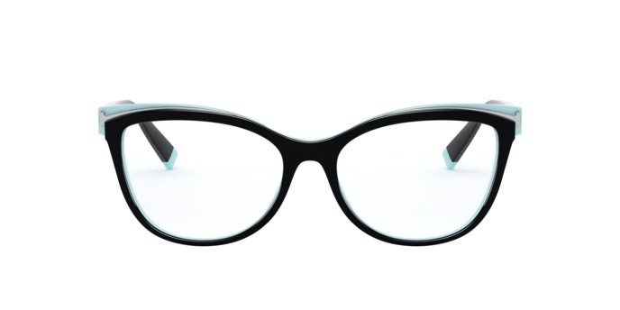 Brillen Tiffany TF 2192 (8055) farbe black/blue form cat-eye gläser demo lens