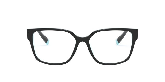 Brillen Tiffany TF 2197 (8055) farbe black/blue tiffany form quadratisch gläser demo lens
