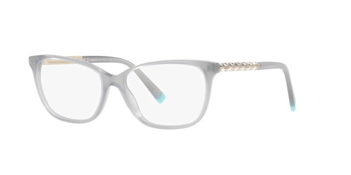 Brillen Tiffany TF 2215B (8267) farbe opal grey form rechteckig gläser demo lens