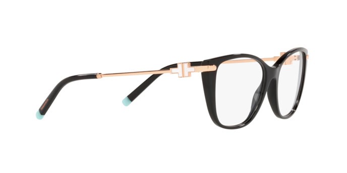 Brillen Tiffany TF 2216 (8001) farbe black form schmetterling gläser demo lens