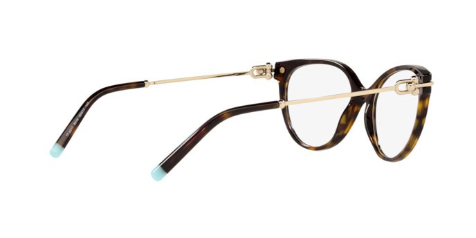 Eyeglasses Tiffany TF 2217 (8015) color havana shape cat eye lenses demo lens