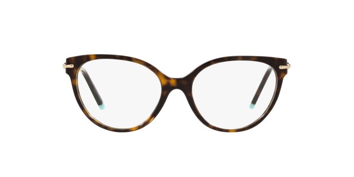 Eyeglasses Tiffany TF 2217 (8015) color havana shape cat eye lenses demo lens