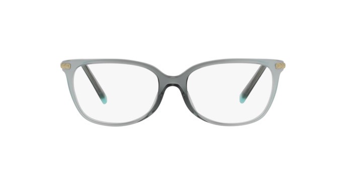 Occhiali da vista Tiffany TF 2221 (8346) colore green gradient milky green forma rettangolare lenti demo lens