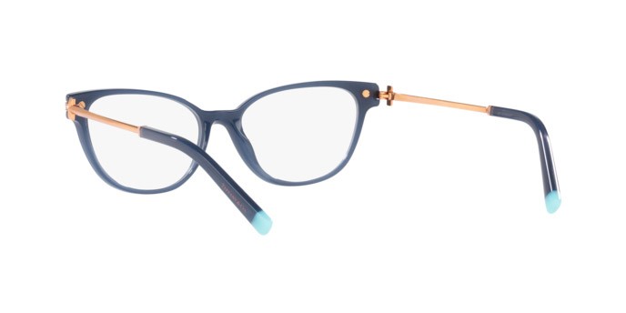 Eyeglasses Tiffany TF 2223B (8315) color opal blue shape cat eye lenses demo lens