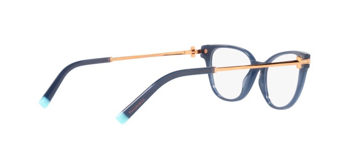 Eyeglasses Tiffany TF 2223B (8315) color opal blue shape cat eye lenses demo lens