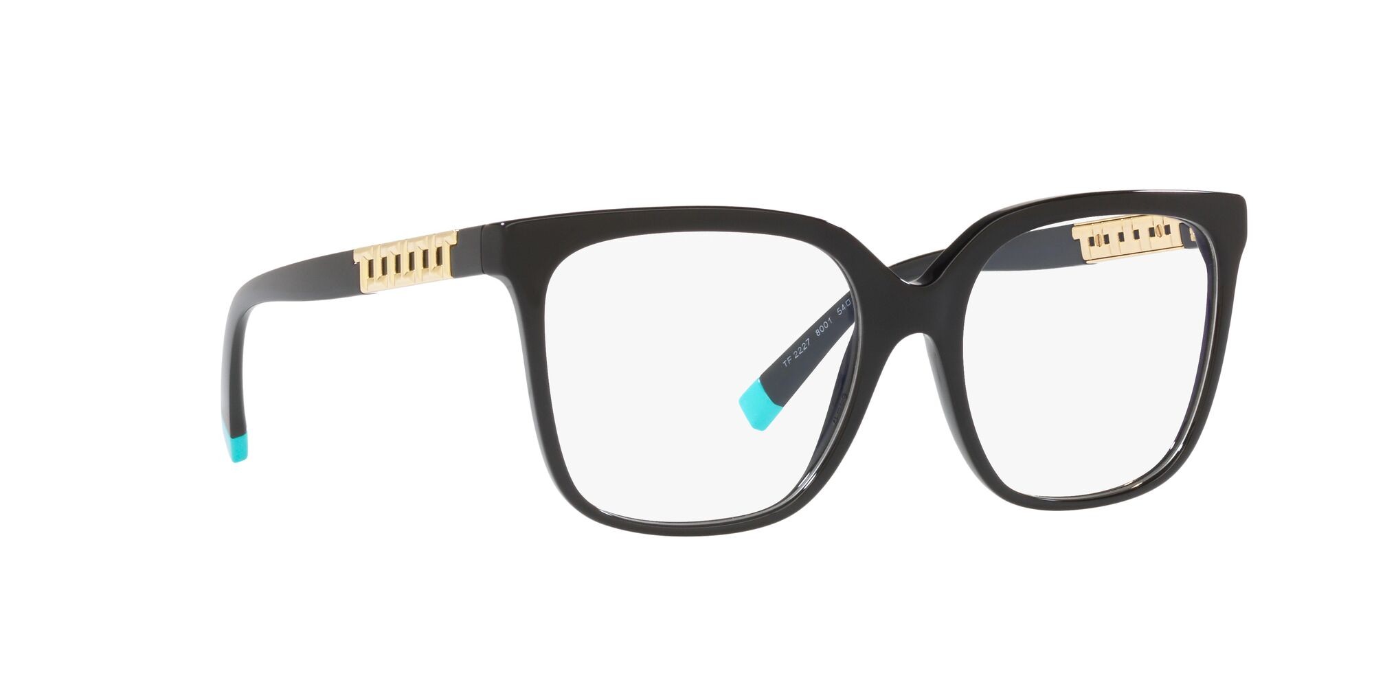 Eyeglasses Tiffany TF 2227 (8001) color nero shape square lenses lente demo