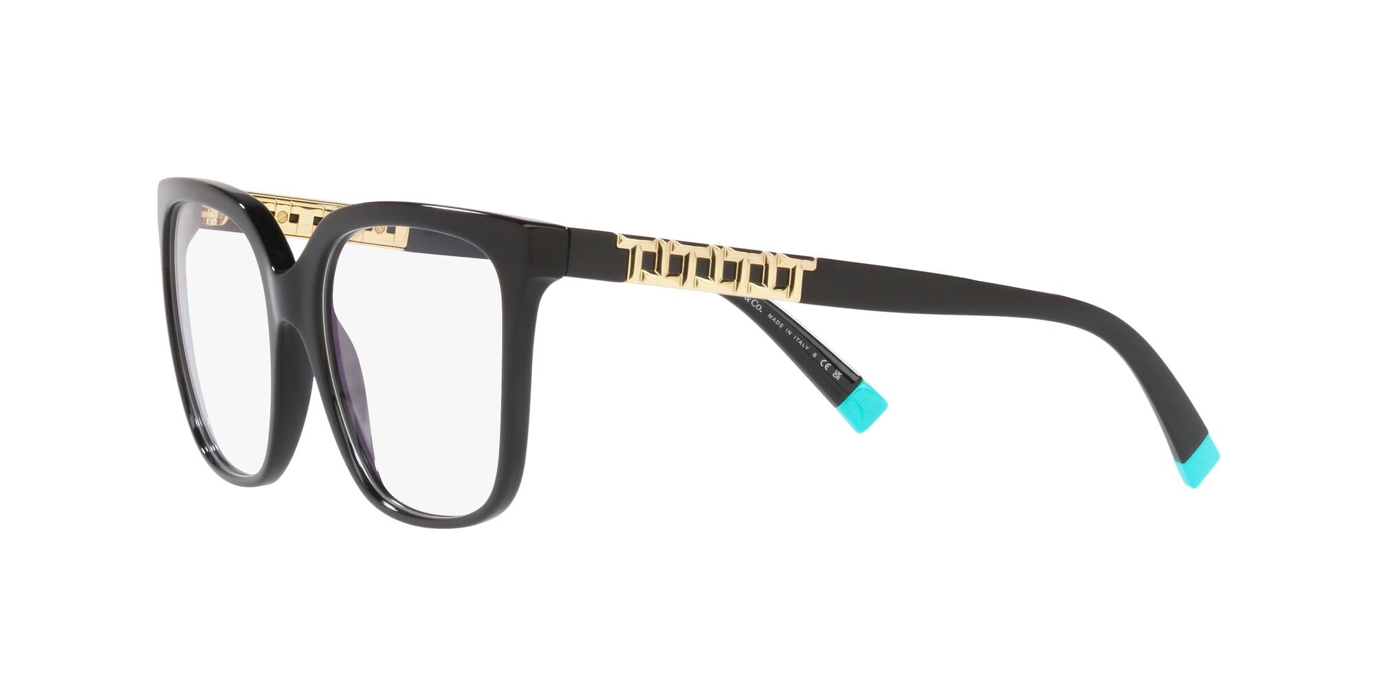 Eyeglasses Tiffany TF 2227 (8001) color nero shape square lenses lente demo