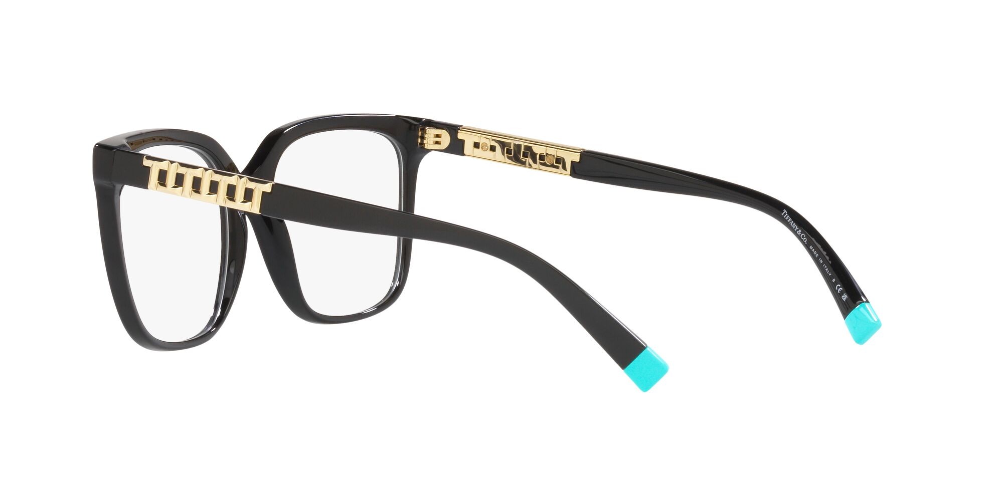 Eyeglasses Tiffany TF 2227 (8001) color nero shape square lenses lente demo