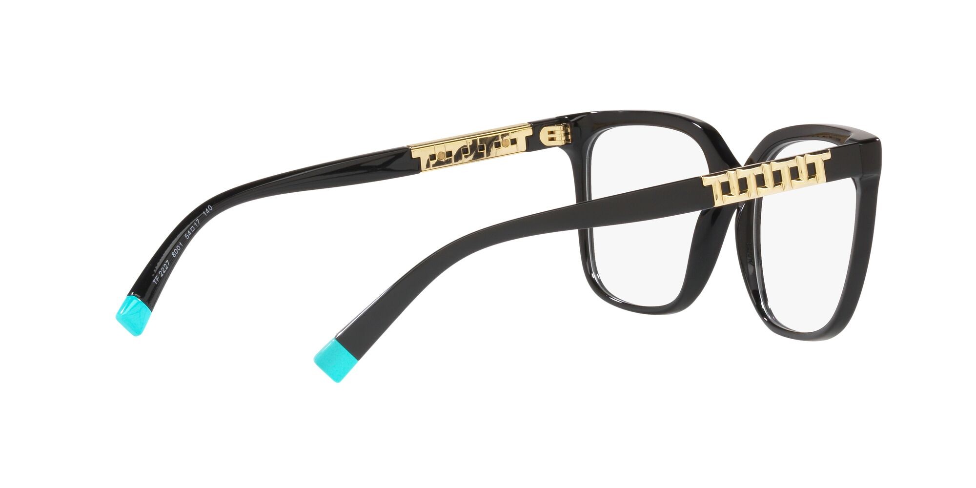 Eyeglasses Tiffany TF 2227 (8001) color nero shape square lenses lente demo