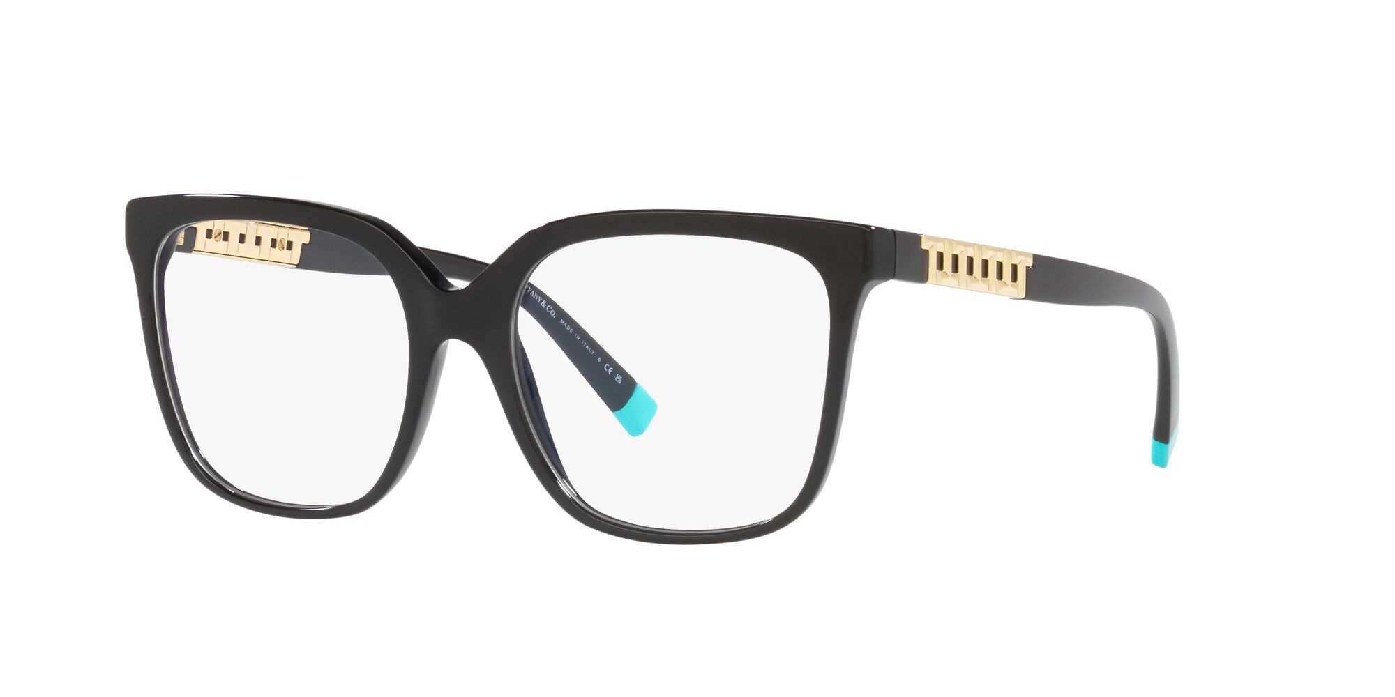 Eyeglasses Tiffany TF 2227 (8001) color nero shape square lenses lente demo