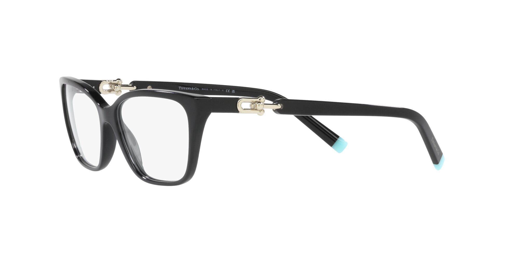 Eyeglasses Tiffany TF 2229 (8001) color nero shape rectangle lenses lente demo