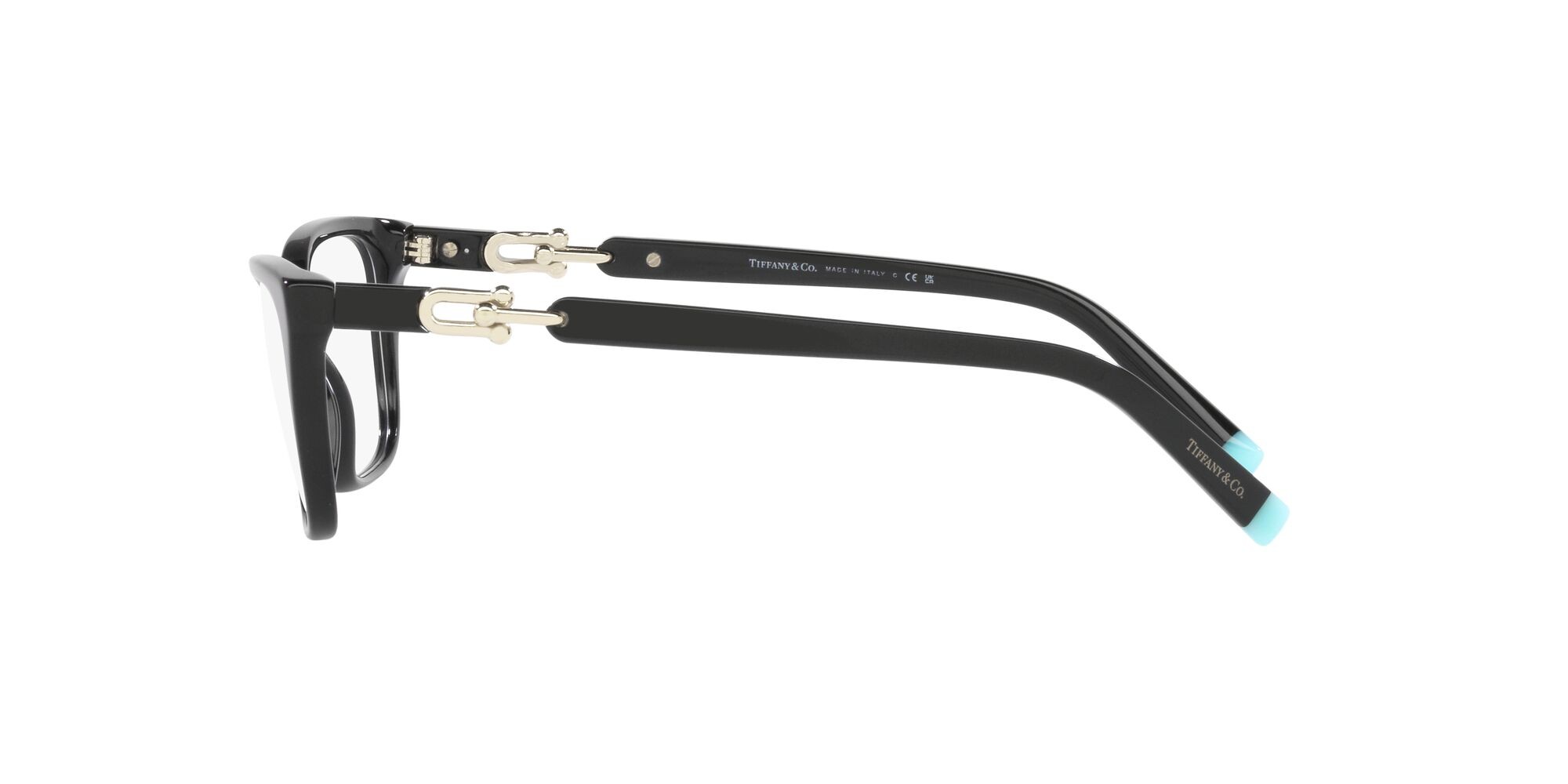Eyeglasses Tiffany TF 2229 (8001) color nero shape rectangle lenses lente demo