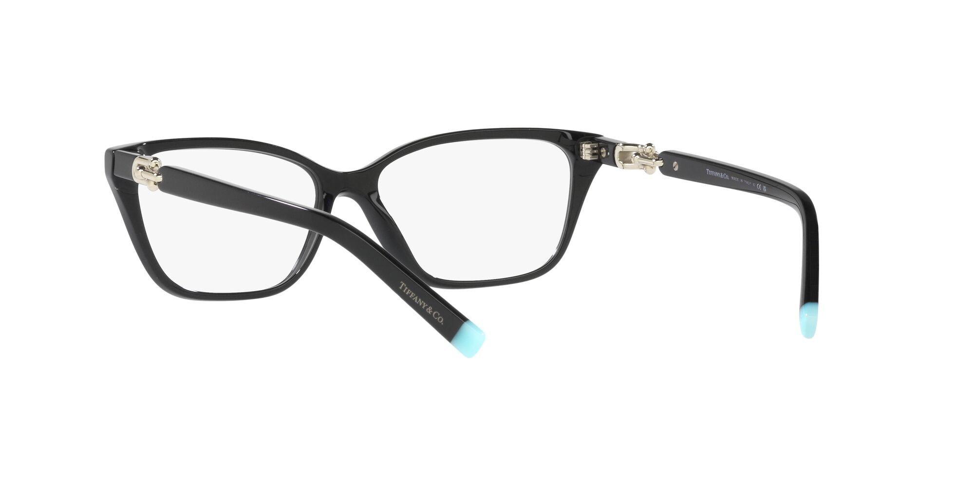 Eyeglasses Tiffany TF 2229 (8001) color nero shape rectangle lenses lente demo