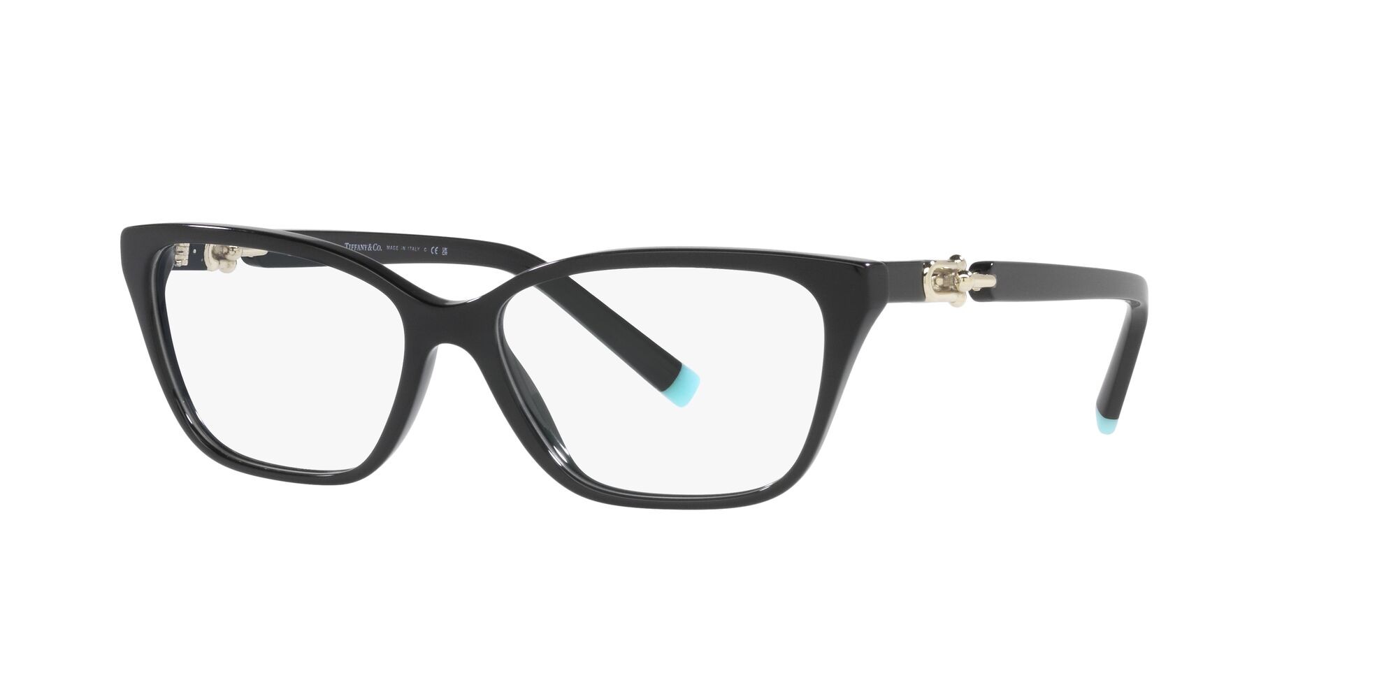 Eyeglasses Tiffany TF 2229 (8001) color nero shape rectangle lenses lente demo