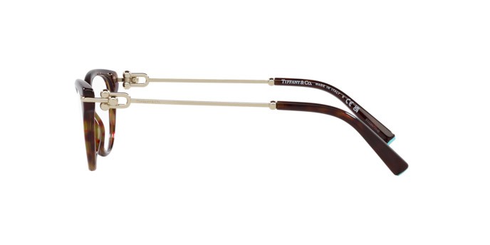 Eyeglasses Tiffany TF 2231 (8015) color havana shape cat eye lenses lente demo
