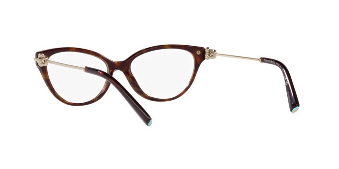 Eyeglasses Tiffany TF 2231 (8015) color havana shape cat eye lenses lente demo
