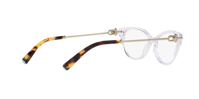 Occhiali da vista Tiffany TF 2231 (8047) colore cristallo forma cat eye lenti lente demo
