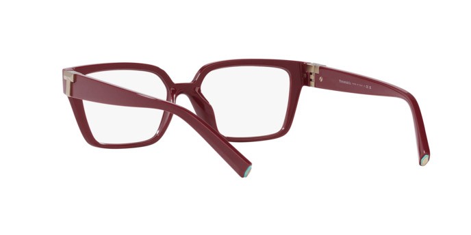 Occhiali da vista Tiffany TF 2232U (8366) colore fired brick forma rettangolare lenti lente demo