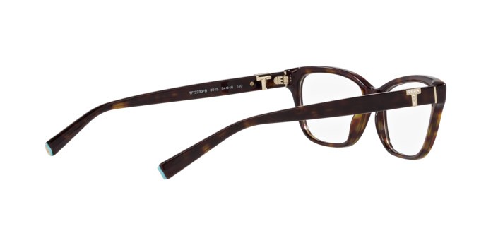 Eyeglasses Tiffany TF 2233B (8015) color havana shape square lenses lente demo