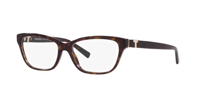 Eyeglasses Tiffany TF 2233B (8015) color havana shape square lenses lente demo