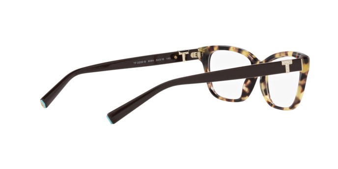 Brillen Tiffany TF 2233B (8064) farbe havana giallo form quadratisch gläser lente demo