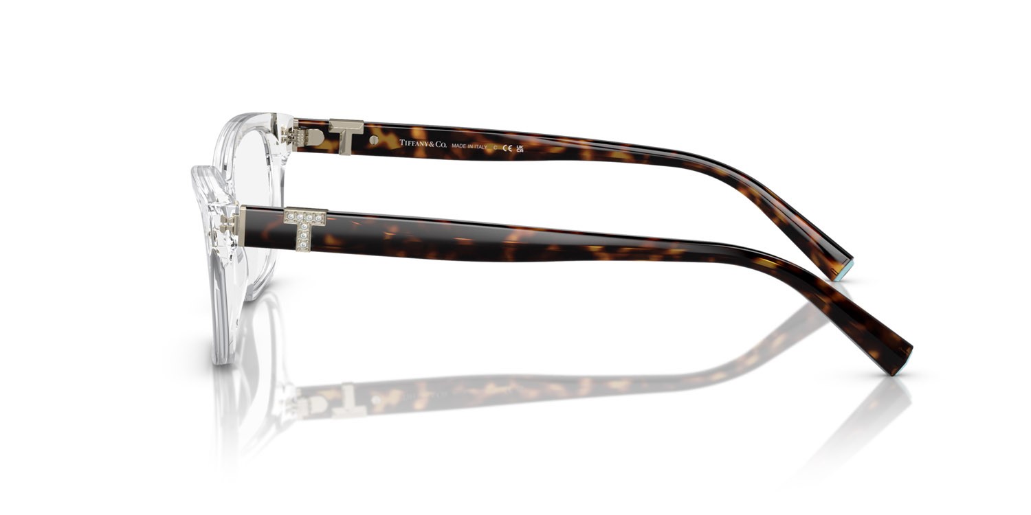 Eyeglasses Tiffany TF 2233B (8387) color trasparente shape square lenses lente demo
