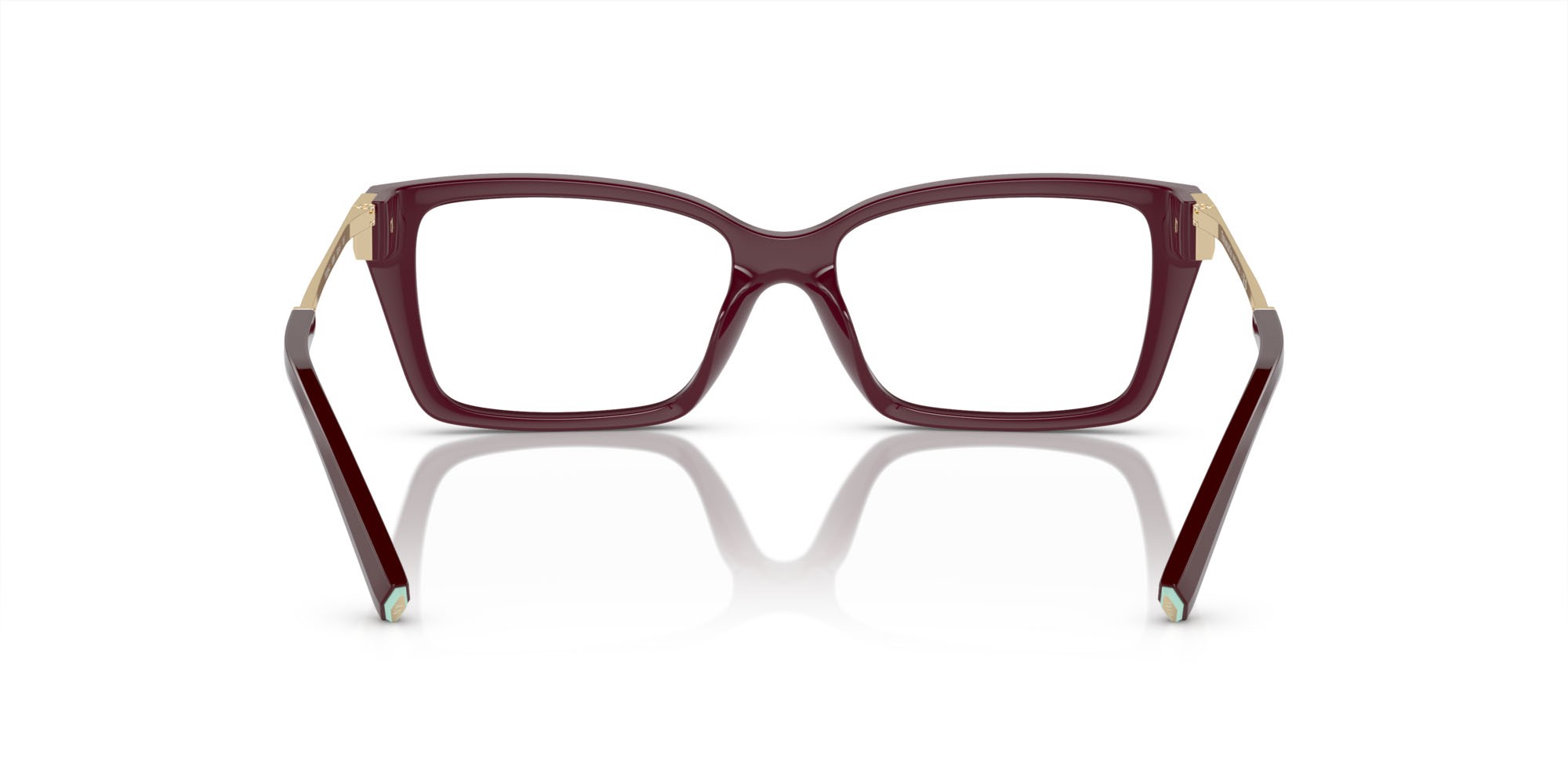 Eyeglasses Tiffany TF 2239U (8389) color vinaccia shape rectangle lenses lente demo