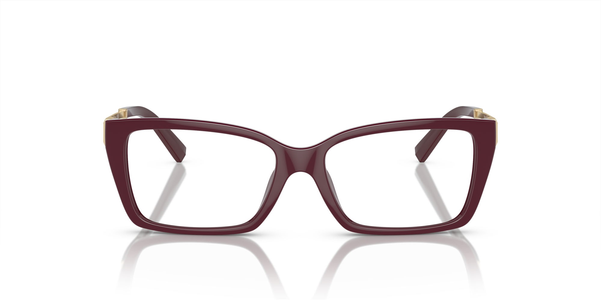 Eyeglasses Tiffany TF 2239U (8389) color vinaccia shape rectangle lenses lente demo
